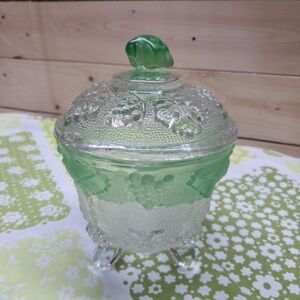 Jeanette Glass vintage Candy Dish